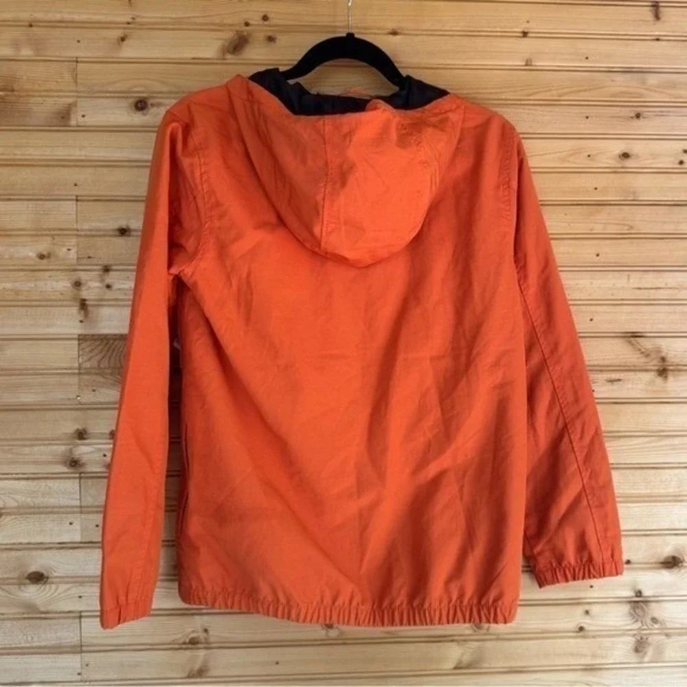Old Navy Windbreaker Orange Kids XL NWT Hooded Zip Camping Play Hike Bears Game